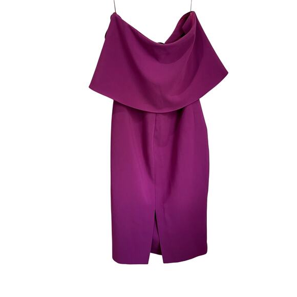 Likely Driggs Strapless Ruffled Pencil Dress in Color Deor Size 8 - Picture 3 of 13